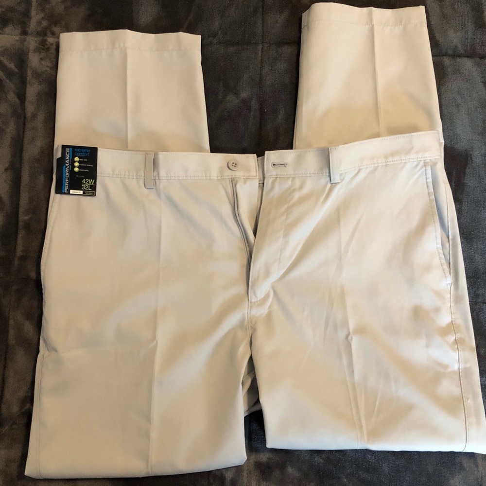 Gray Performance Pants - Brand New